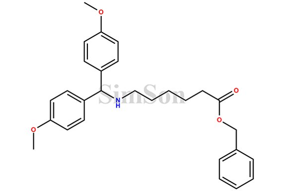Benzyl 6-((bis(4-methoxyphenyl)methyl)amino)hexanoate