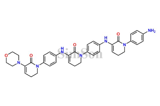 1-(4-aminophenyl)-3-((4-(5-((4-(5-morpholino-6-oxo-3,6-dihydropyridin-1(2H)-yl) phenyl) amino)-6-oxo-3,6-dihydropyridin-1(2H)-yl) phenyl) amino)-5,6-dihydropyridin-2(1H)-one