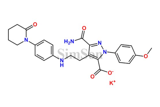 Potassium 3-carbamoyl-1-(4-methoxyphenyl)-4-(2-((4-(2-oxopiperidin-1-yl)phenyl)amino)ethyl)-1H-pyrazole-5-carboxylic acid