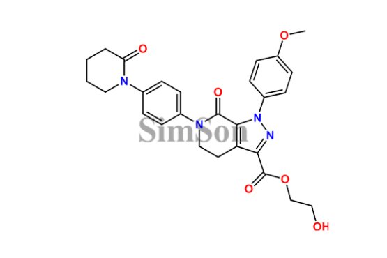 2-Hydroxyethyl,1-(4-methoxyphenyl)-7-oxo-6-(4-(2-oxopiperidin-1-yl)phenyl)-4,5,6,7-tetrahydro-1H-pyrazolo[3,4-c]pyridine-3-carboxylate
