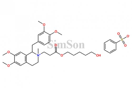 2-(9-Hydroxy-3-oxo-4-oxanonyl)-2-methyl-1,2,3,4-tetrahydropapaverinium Benzenesulfonate