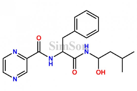 pyrazine-2-carboxylic acid [1-(1-hydroxy-3-methyl-butylcarbamoyl)-2-phenyl-ethyl]amide