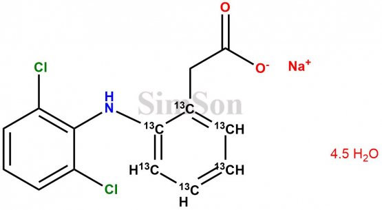 Diclofenac 13C6-Na Hydrate