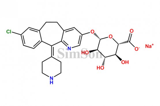 3-Hydroxy Desloratadine Glucuronide Sodium Salt