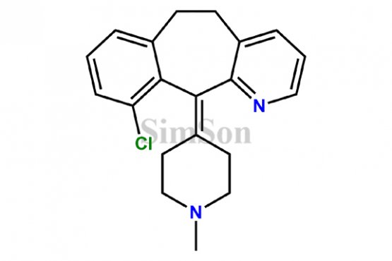 8-Dechloro-10-chloro-N-methyl Desloratadine