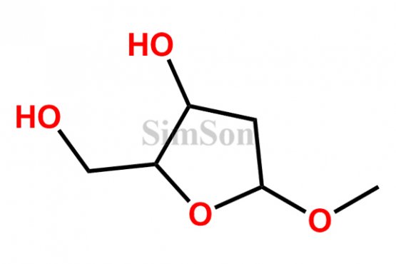 Decitabine impurity DEC 1B(2-hydroxymethyl-5-methoxytetrahydrofuran-3-ol)