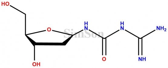 D-2`-Deoxyribopyranosyl-3-guanylurea (alpha/beta-Mixture)