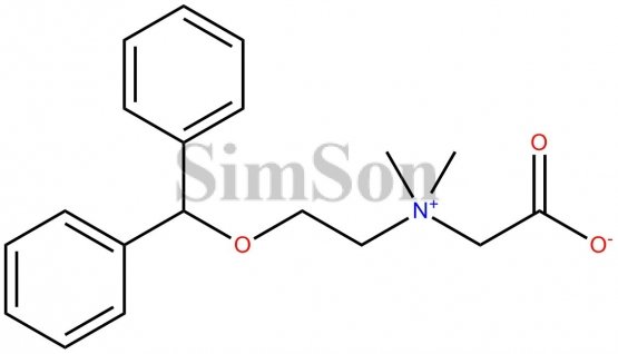 2-((2-(benzhydryloxy)ethyl)dimethylammonio)acetate
