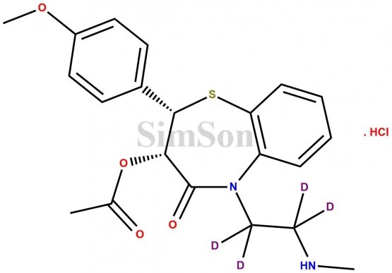 N-Desmethyl Diltiazem D4 Hydrochloride