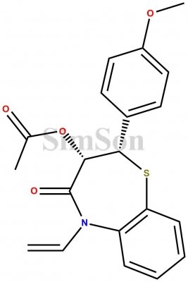 (2S,3S)-2-(4-methoxyphenyl)-4-oxo-5-vinyl-2,3,4,5-tetrahydrobenzo[b][1,4]thiazepin-3-yl acetate