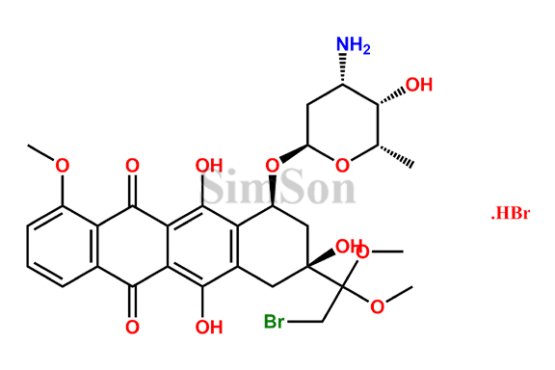 Daunorubicin 14 bromo ketal Hydrobromide
