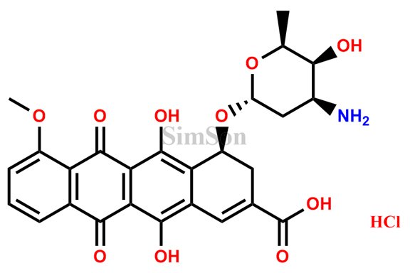 Dounorubicin Impurity 4 (Hydrochloride salt)