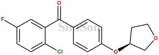 (3S)-3-(4(2-chloro-5-fluorobenzoyl)phenoxy)oxolane