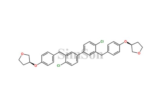 (3S,3`S)-3,3`-((((4,4'-dichloro-[1,1`-biphenyl]-3,3`-diyl)bis(methylene))bis(4,1-phenylene))bis(oxy))bis(tetrahydrofuran)