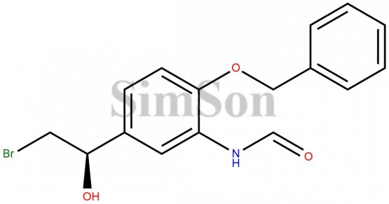 (R)-N-(2-(Benzyloxy)-5-(2-bromo-1-hydroxyethyl)phenyl) formamide