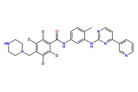 N Desmethyl Imatinib-D4