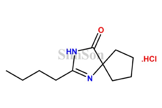 2-Butyl-1,3-diazaspiro[4.4]non-1-ene-4-one hydrochloride