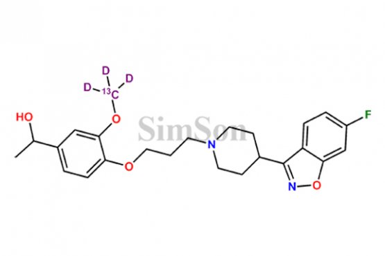 Iloperidone-13C-d3 Metabolite P88