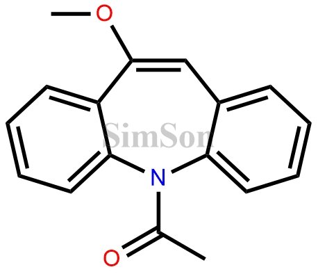 1-(10-methoxy-5H-dibenzo(b,f)azepin-5yl)ethanone