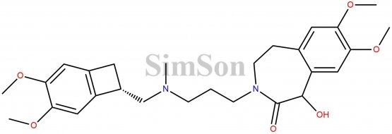 3-(3-((((S)-3,4-dimethoxybicyclo[4.2.0]octa-1,3,5-trien-7-yl)methyl)(methyl)amino)propyl)-5-hydroxy-7,8-dimethoxy-4,5-dihydro-1H-benzo[d]azepin-2(3H)-one