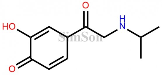 2-hydroxy-4-(2-(isopropylamino)acetyl)cyclohexa-2,5-dienone