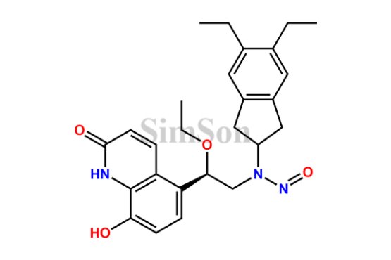 (R)-N-(5,6-diethyl-2,3-dihydro-1H-inden-2-yl)-N-(2-ethoxy-2-(8-hydroxy-2-oxo-1,2-dihydroquinolin-5-yl)ethyl)nitrous amide