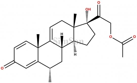 Delta-9,11-methylprednisolone Acetate