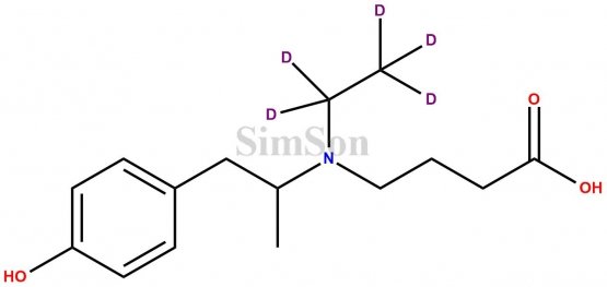 O-Desmethyl Mebeverine Acid D5