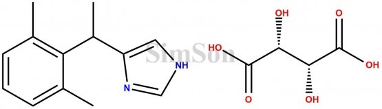 4-(1-(2,6-dimethylphenyl)ethyl)-1H-imidazole L(+)-Tartaric acid