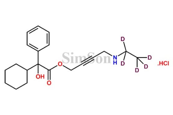 N-Desethyl oxybutynin-D5 Hydrochoride
