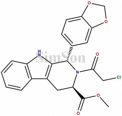 (1S,3R)-1-(1,3-Benzodioxol-5-yl)-2-(2-chloroacetyl)-2,3,4,9-tetrahydro1H-pyrido[3,4-b]indole-3-carboxylic Acid Methyl Ester