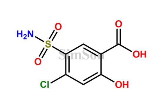 4-chloro-2-hydroxy-5-sulfamoylbenzoic acid