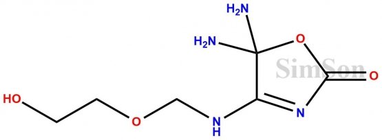 5,5-Diamino-4-(((2-hydroxyethoxy)methyl)amino)oxazol-2(5H)-one