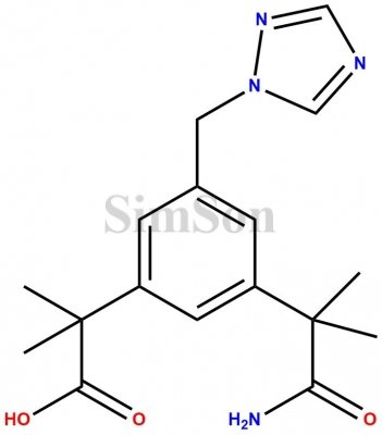 Anastrozole Acid Amide