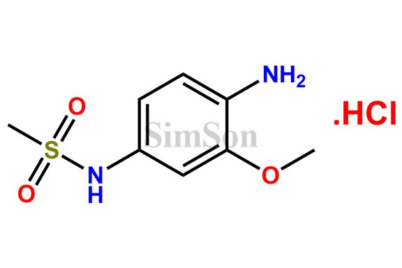 N-(4 amino-3-methoxy phenyl ) methane sulfonamide hydrochloride