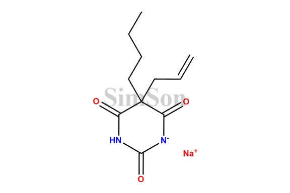 2,4,6(1H,3H,5H)-Pyrimidinetrione, 5-butyl-5-(2-propenyl)-, monosodium salt
