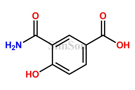 3-(aminocarbonyl)-4-hydroxybenzoic acid