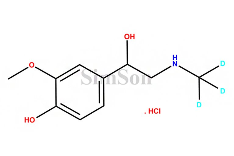 Rac Metanephrine-D3 Hydrochloride Salt