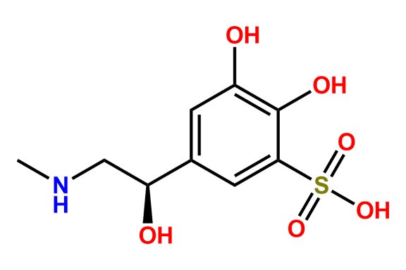(R)-2,3-dihydroxy-5-(1-hydroxy-2-(methylamino)ethyl)benzenesulfonic acid