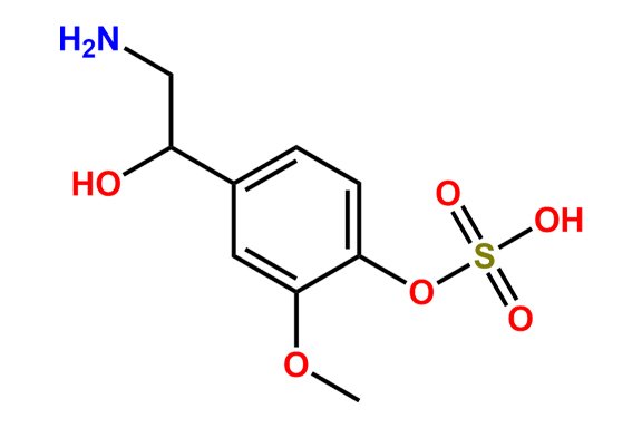 4-(2-amino-1-hydroxyethyl)-2-methoxyphenyl hydrogen sulfate