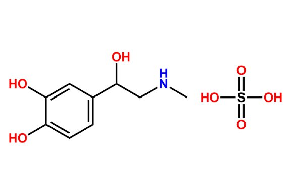 4-(1-hydroxy-2-(methylamino)ethyl)benzene-1,2-diol sulfate