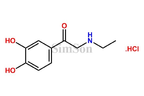 1-(3,4-dihydroxyphenyl)-2-(ethylamino)ethanone hydrochloride