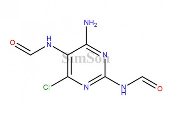 N,N`-(4-amino-6-chloropyrimidine-2,5-diyl)diformamide