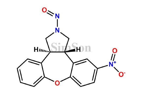 Trans-2-Nitroso-5-nitro-2,3,3a,12b-tetrahydro-1H-dibenz[2,3:6,7] oxepino [4,5-c]-pyrrole