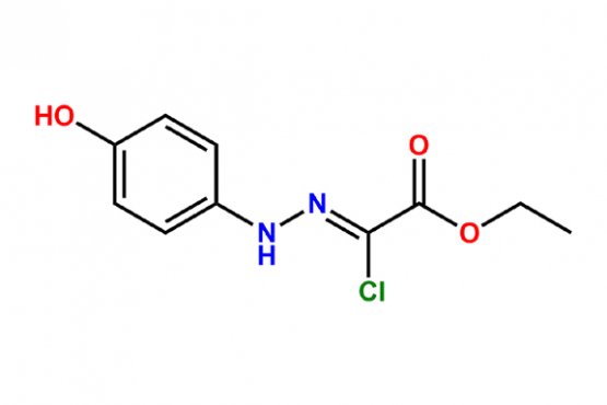 Ethyl-2-chloro-2-(2-(4-hydroxyphenyl)hydrazineylidene)acetate
