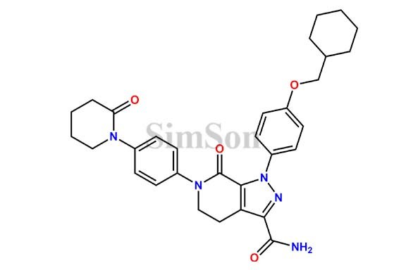 1-(4-(cyclohexylmethoxy)phenyl)-7-oxo-6-(4-(2-oxopiperidin-1-yl) phenyl)-4,5,6,7-tetrahydro-1H-pyrazolo[3,4-c]pyridine-3-carboxamide