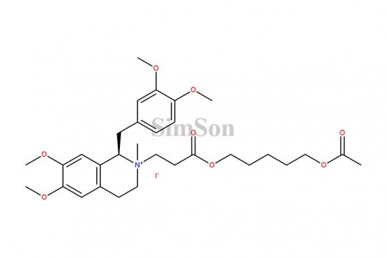 Cisatracurium Besilate EP Impurity W Iodide (Mixture of Diastereomers)