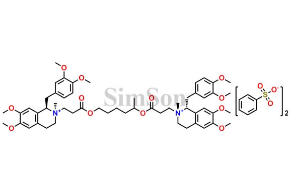 (1R,1`R,2R,2`R)-2,2`-[1,5-Hexanediylbis[oxy(3-oxo-3,1-propanediyl)]]bis[1-[(3,4-dimethoxyphenyl)methyl]-1,2,3,4-tetrahydro-6,7-dimethoxy-2-methylisoquinolinium]Dibenzenesulfonate