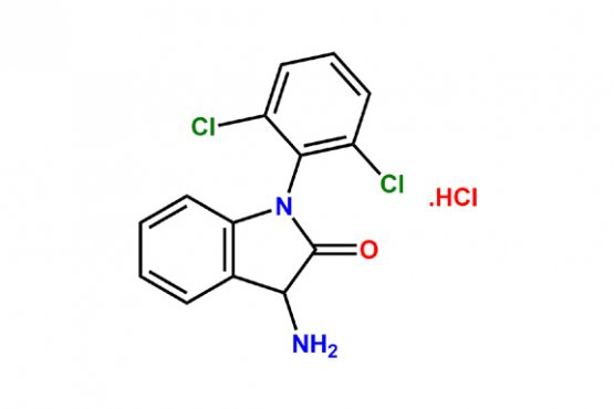 3-amino-1-(2,6-dichlorophenyl)-3H-indol-2-one Hydrochloride