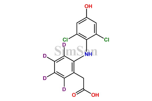 4`-Hydroxy Diclofenac-D4